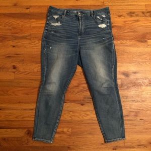 American Eagle curvy super hi rise jegging